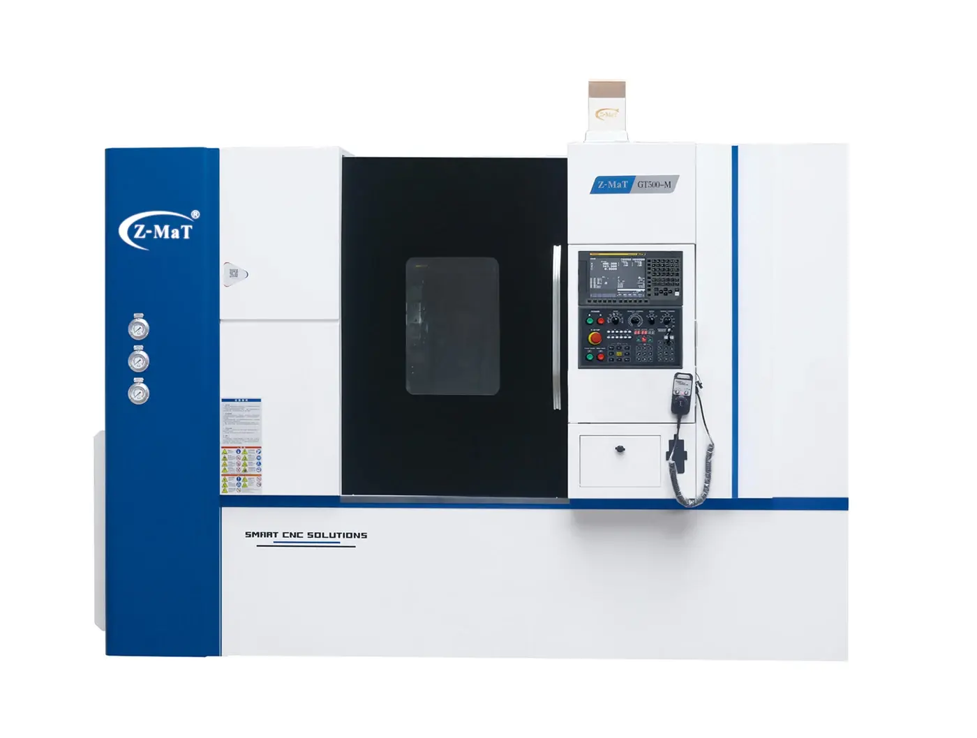 Torno de doble torreta y doble husillo Z-MAT GT500-M